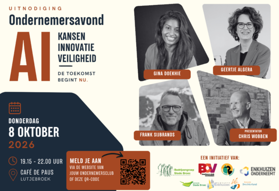 Uitnodiging ondernemersavond AI 8 oktober 2026 (A4 (liggend))